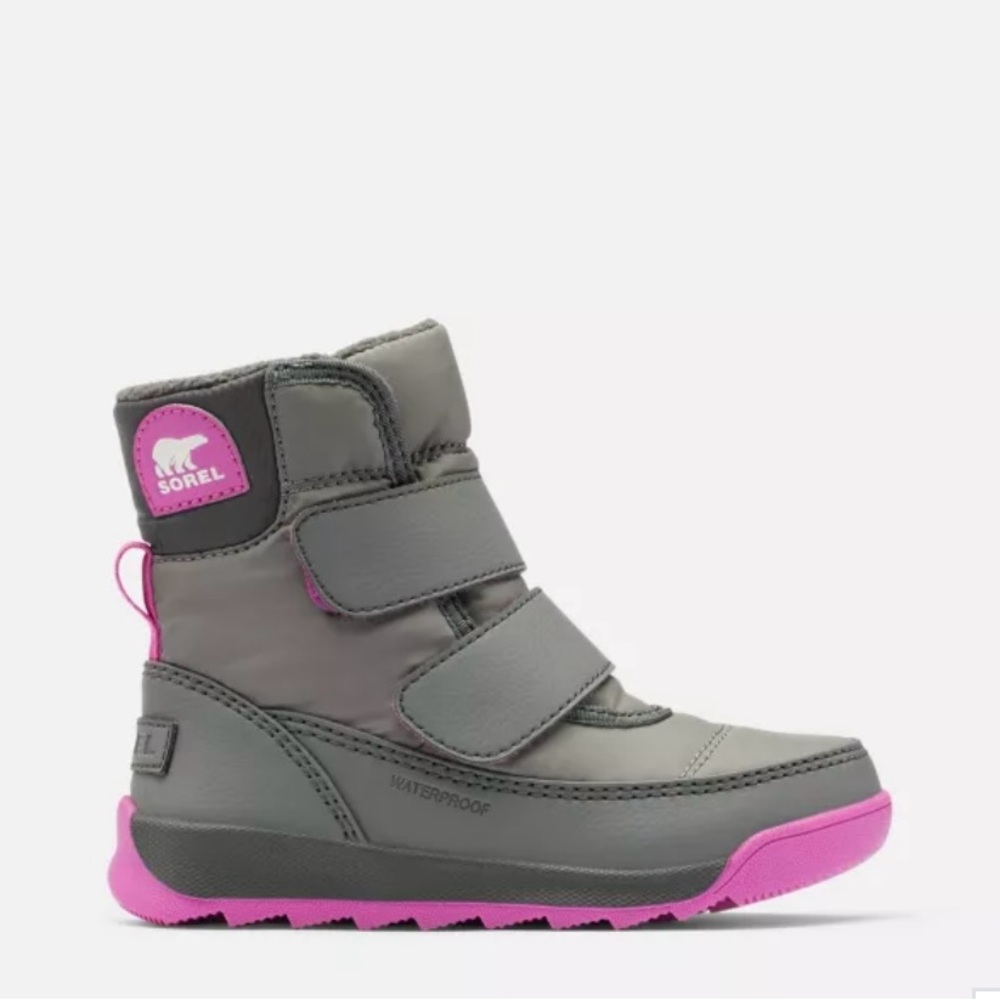 Sorel Whitney II Strap Waterproof Winter Snow Boot in Gray. Size 10.